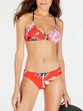 NWOT Trina Turk Shangri La Floral Bralette Bikini Set - Size 6